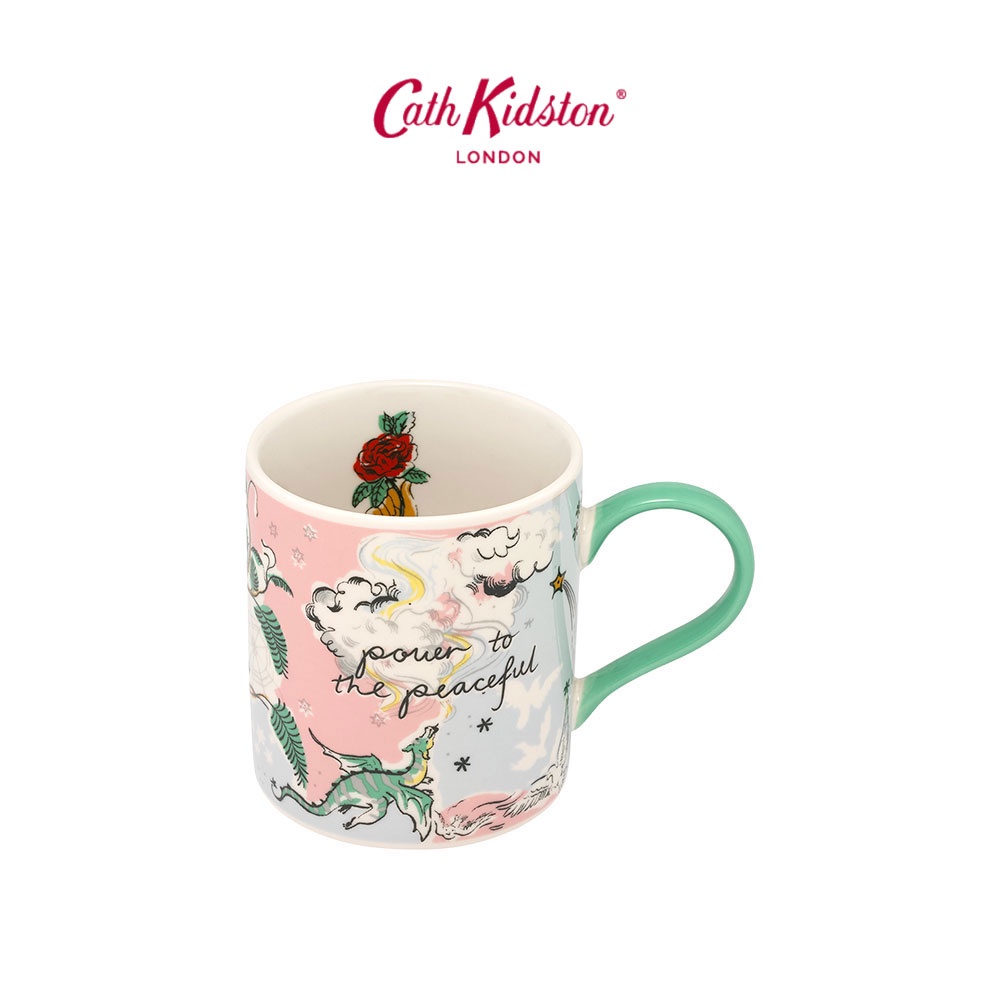 Cath Kidston Celestial Rosie Fine China Mug (Power to the Peaceful