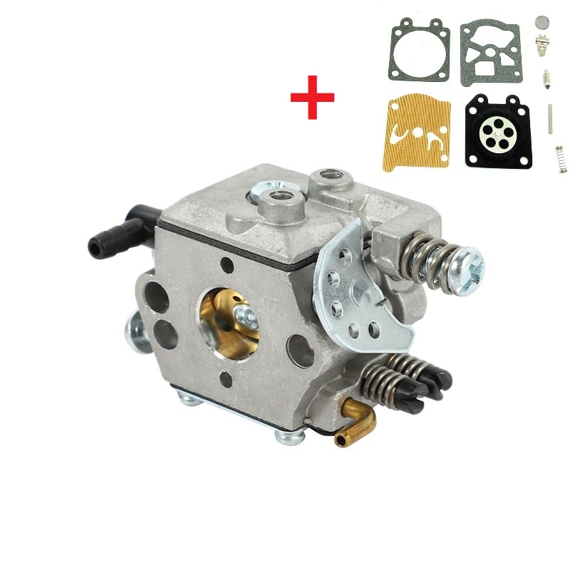 thumbnail image 2 of Haishine Carburetor Kit For Chinese Chainsaw 2500 25cc | Includes Fuel Oil Filter Line Seal Kit 2 of 3