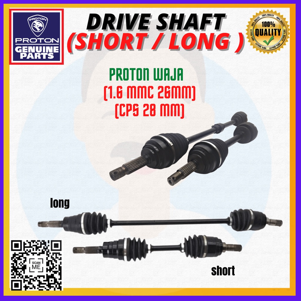 Fastlink Proton Waja Gen2 Persona 1.6 Cps Mmc Campro Drive Shaft 100