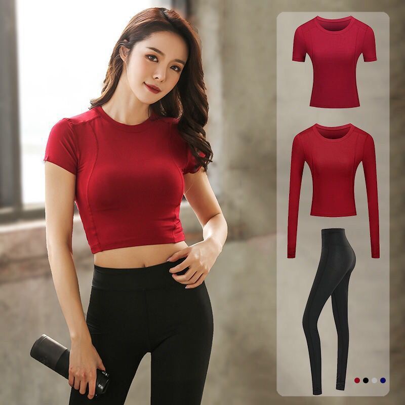 Yoga Suit Female Gym Running Speed Dry Clothing Workout Clothes Tight