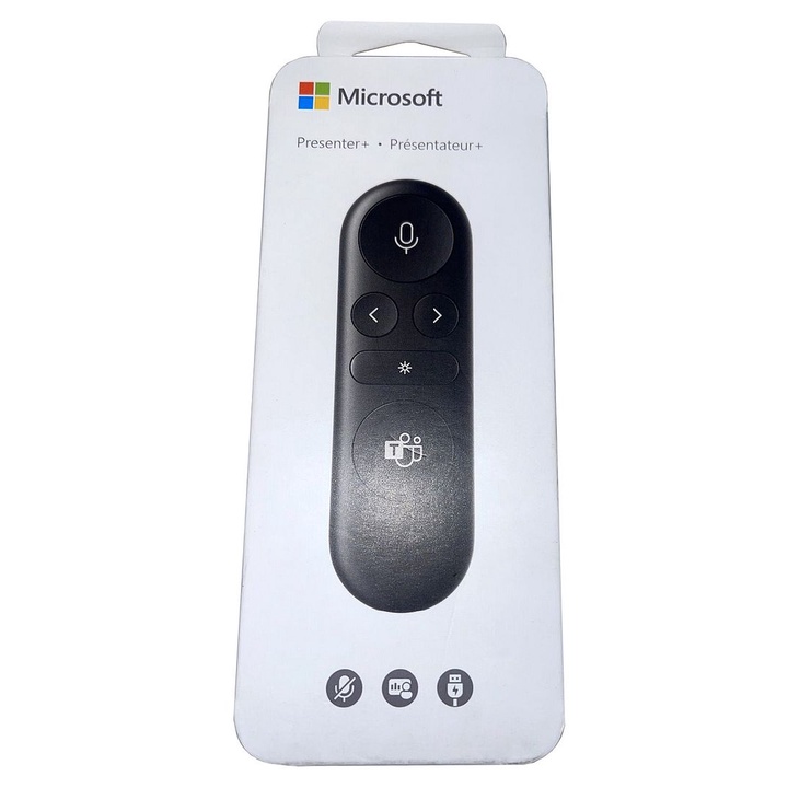 Microsoft Presenter+ (2022) Wireless Presentation Remote Control, IX7 ...