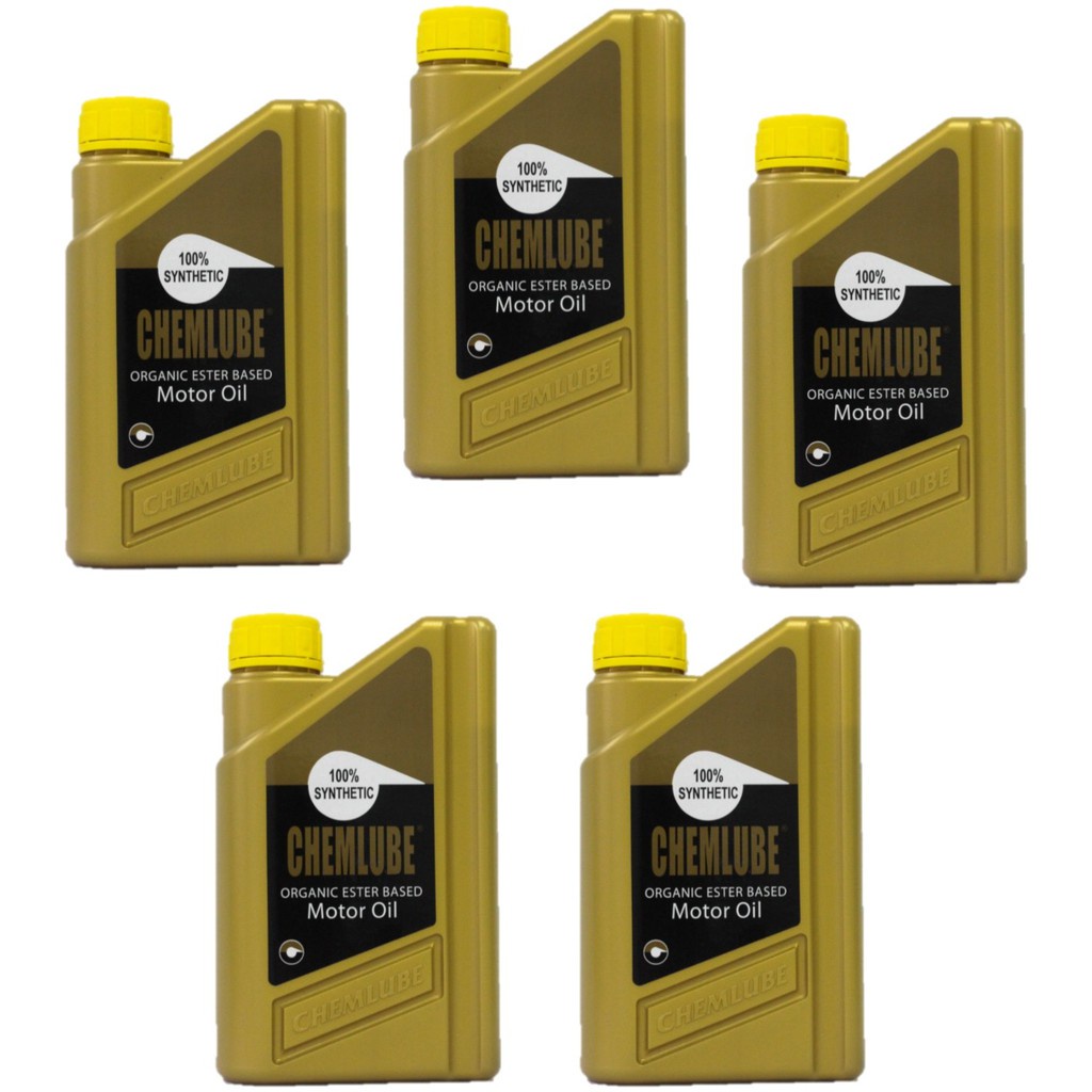 (Bundle of 5) Chemlube 10W30 Diester Fully 100 Synthetic Engine Oil