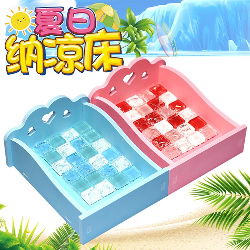 QM🏅Hamster Cooling Supplies Summer Heating Pane Ice Pad Rabbit Summer