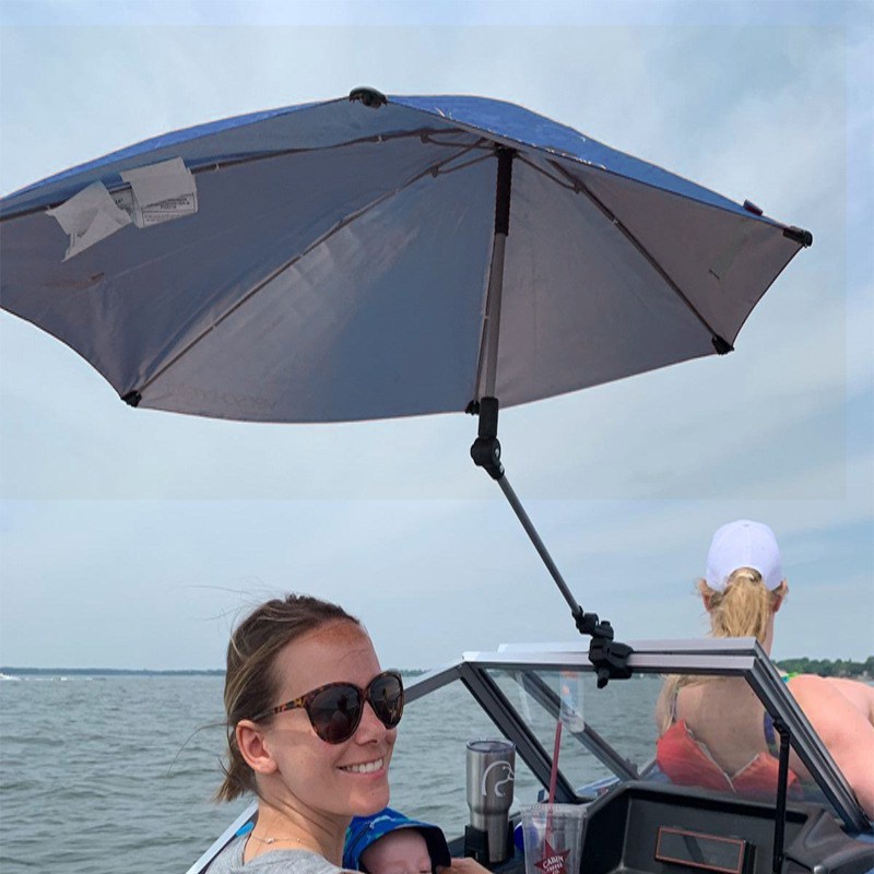 Get gifts QM Fishing Chair Umbrella Clip Umbrella Beach Chair Clip Umbrella Outdoor Table Chair Clip Umbrella Rotating U Shopee Malaysia