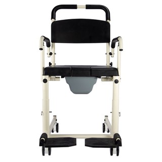 Disabled Potty Seat Hemiplegia Toilet with Wheels Push Nursing Patient