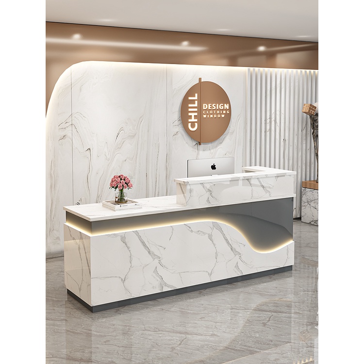 Bar counter cash register beauty salon clothing store paint front desk ...