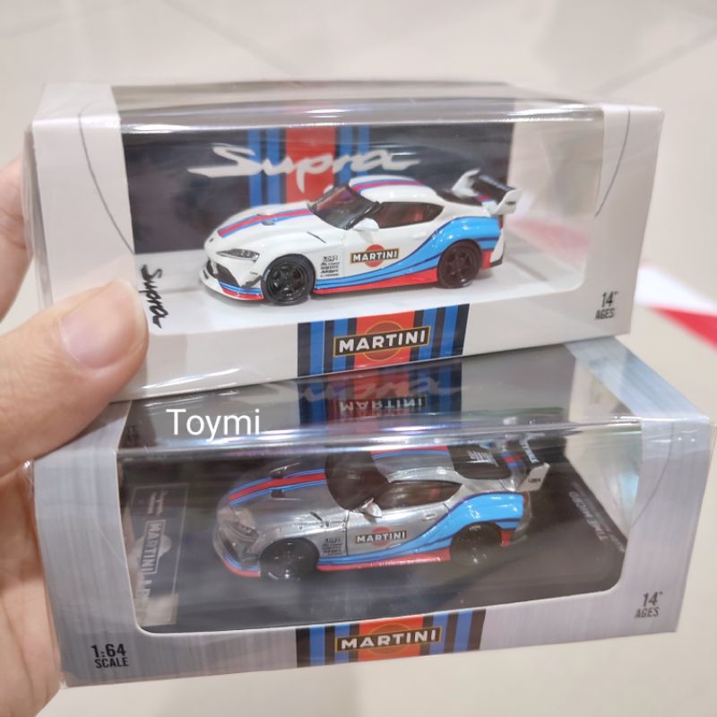 Time Micro 1/64 Toyota Supra GR LBWK Martini White Chrome | Shopee Malaysia