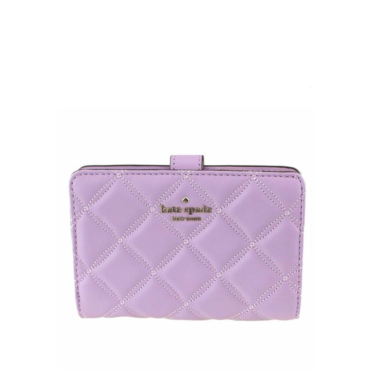 Kate Spade Natalia Medium Compact Bifold Wallet Light Purple