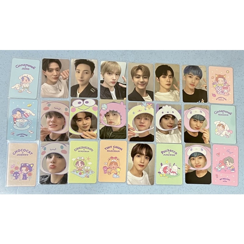 Sale nct sanrio pop up trading photocard bundle