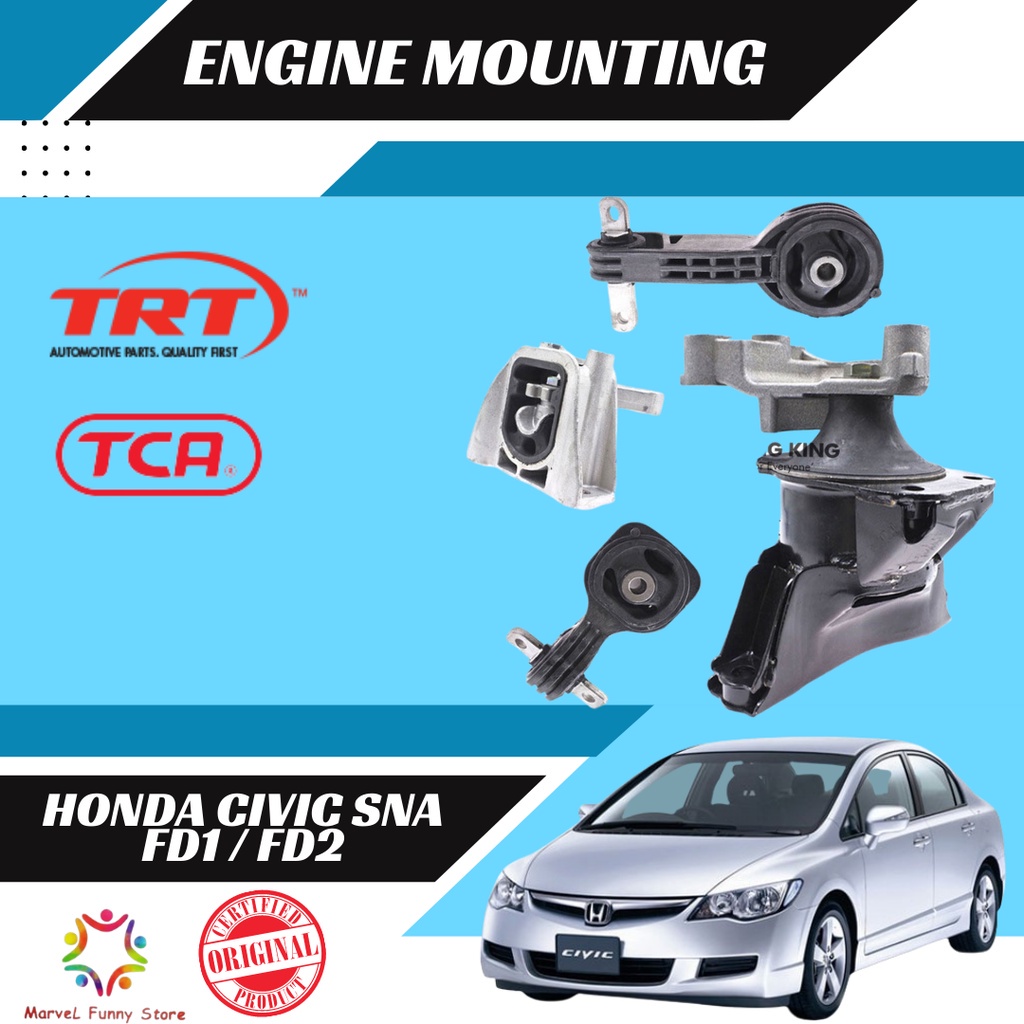 Honda Civic Sna Fd1 Fd2 Engine Mounting Kit Tca Trt | Shopee Malaysia