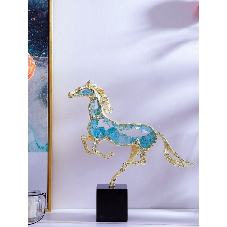 art-crystal-horse-ornaments-crafts-horse-to-success-home-living-room