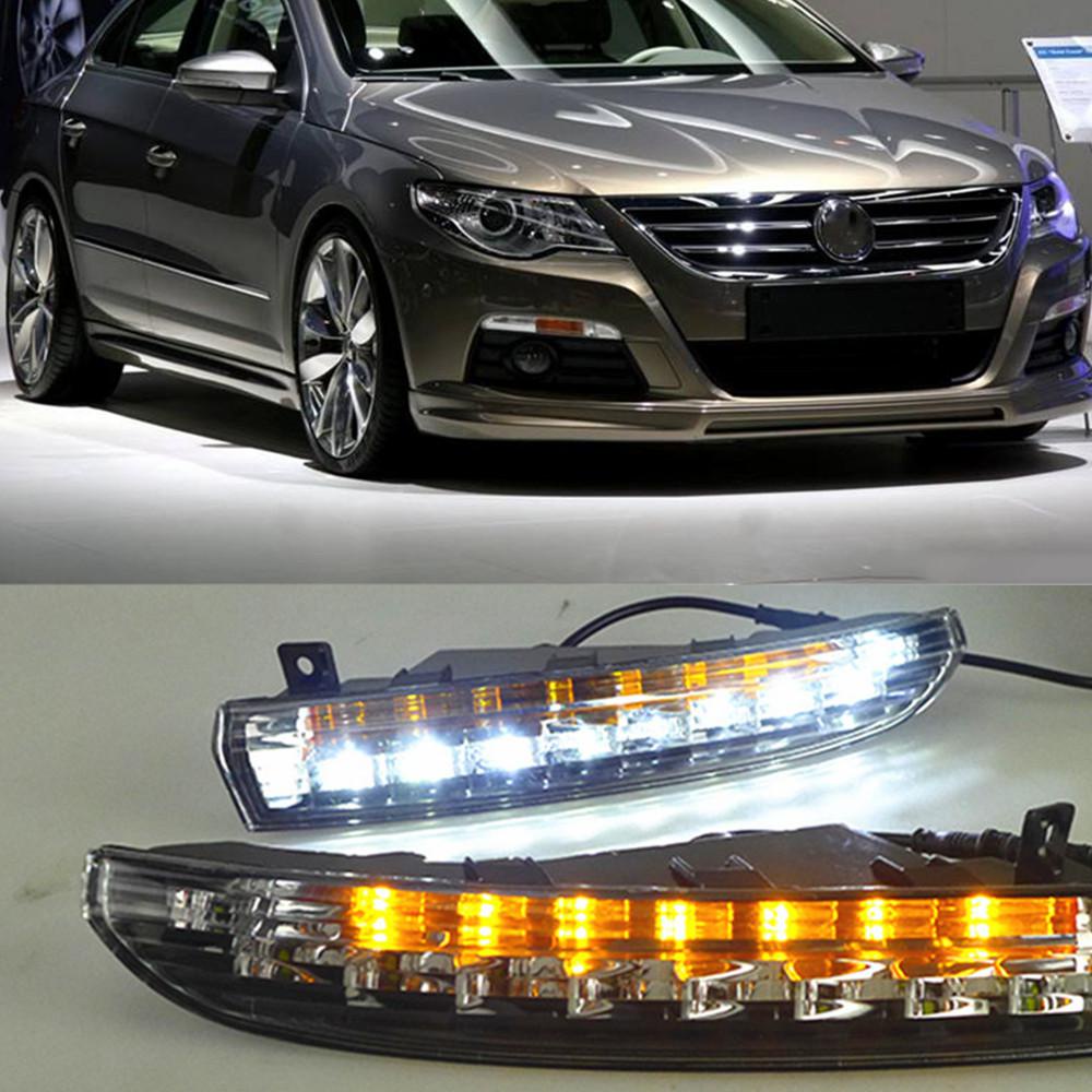 Car Flashing DRL For Volkswagen Passat CC 2009 2010 2011 2012 DRL