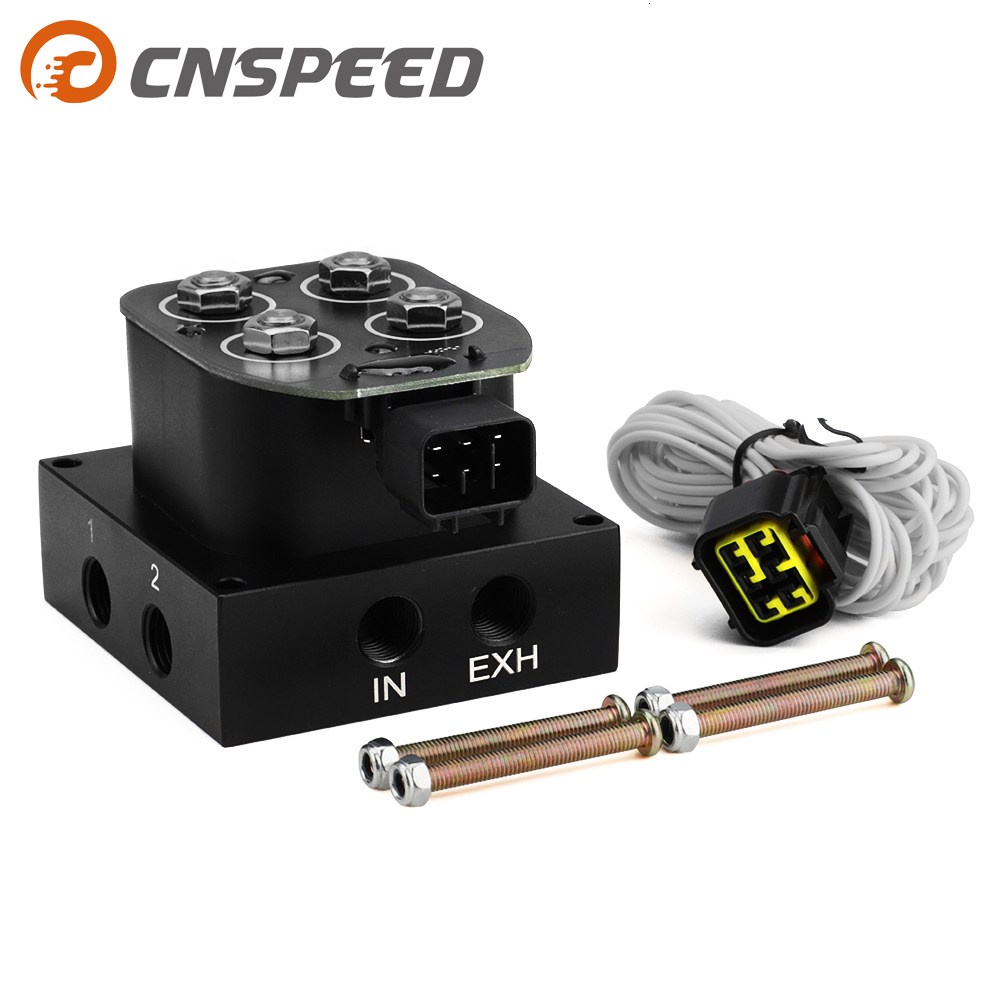 12v 8-Solenoid Valve Air Ride Suspension Manifold Valve 8*out Port 1/4 NPT 4*in Port 1/8 NPT Solenoid Valve Set (0-300 Psi - Foto 2