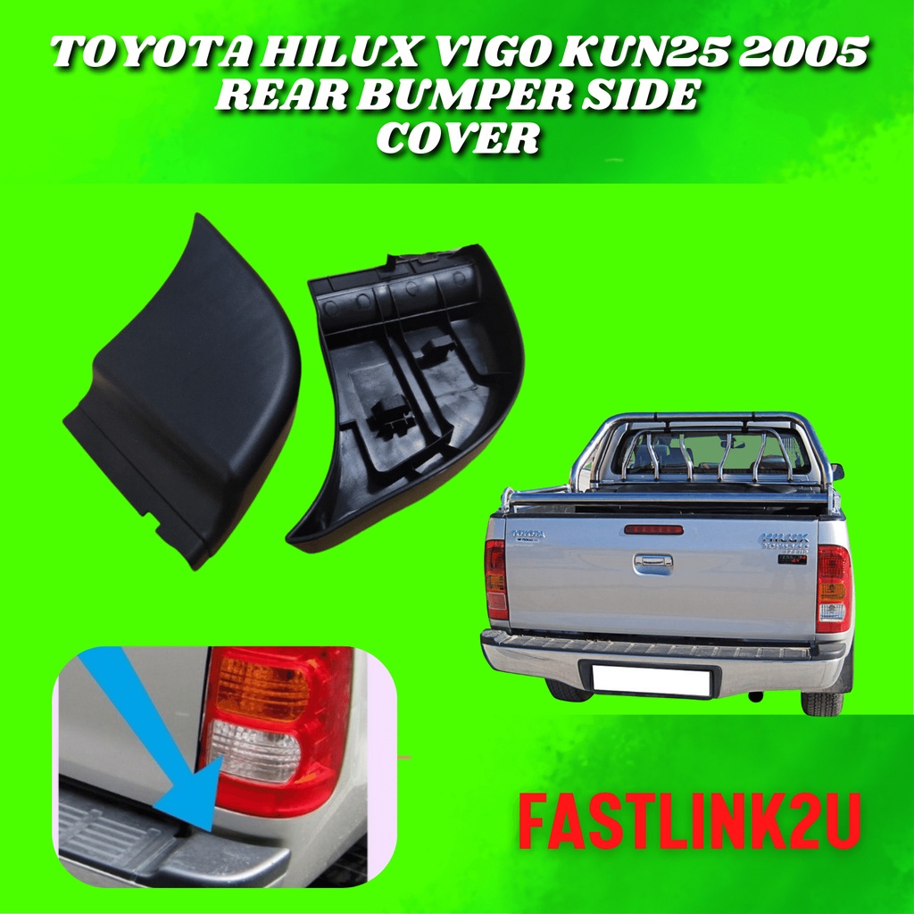 Toyota Hilux Vigo Rear Bumper Side Cover Belakang Cover Shopee Malaysia