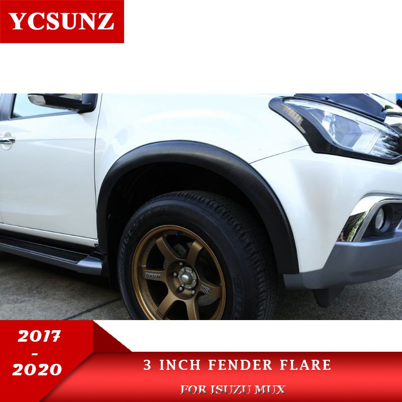 OEM Wheel Arch Fender Flares Mudguards For Isuzu Mux Mux 2017 2018