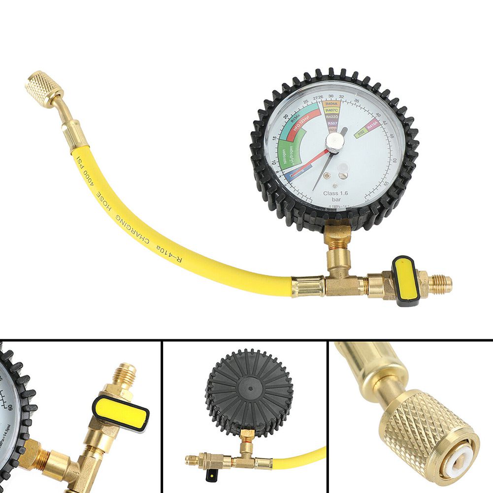 Air Conditioner Nitrogen Pressure Gauge Regulator For R134a R22 R407C