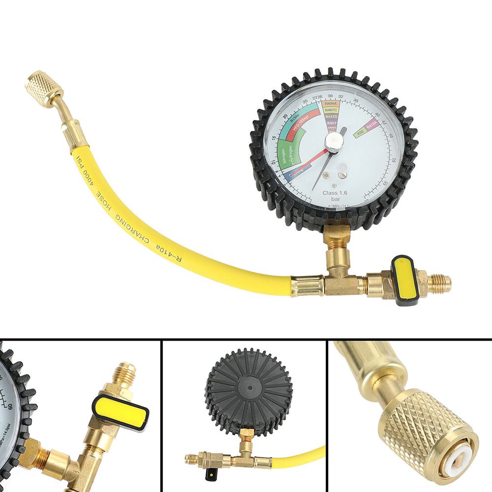 Air Conditioner Nitrogen Pressure Gauge Regulator For R134a R22 R407C ...