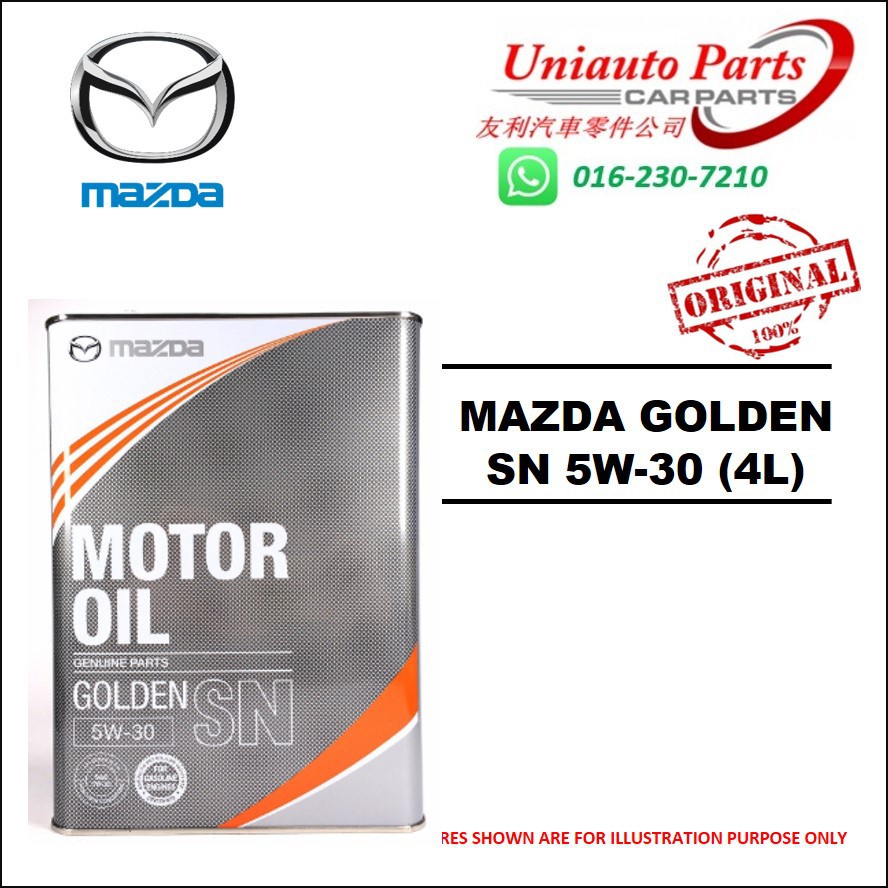 [SABAH, SARAWAK] MAZDA GOLDEN SN 5W30 ENGINE OIL (4L) | Shopee Malaysia