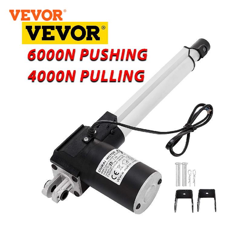 Produktbild von Schub 6000N Elektrischer Linearantrieb DC 12V – Hub 700 Mm, 4 Mm/s, IP54, Mit Eingebauten Endschaltern – Für Sessel, Fenster, Tore & Maschinen