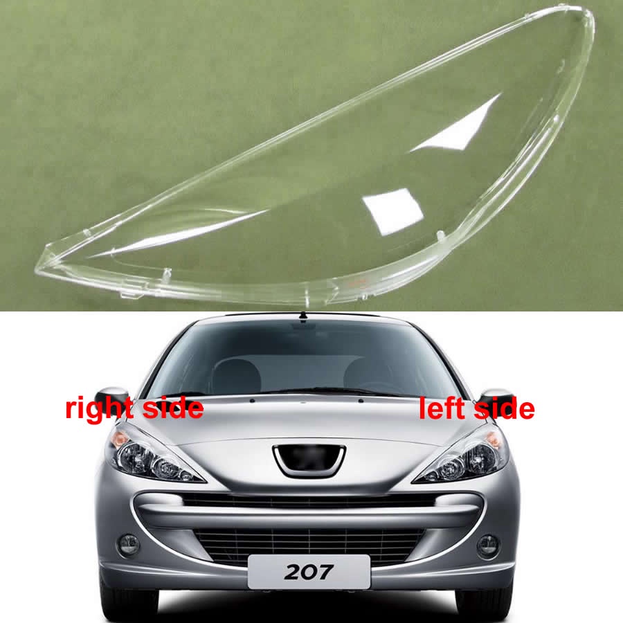 For Peugeot 207 2009 2010 2011 2012 2013 Transparent Lampshade Lamp