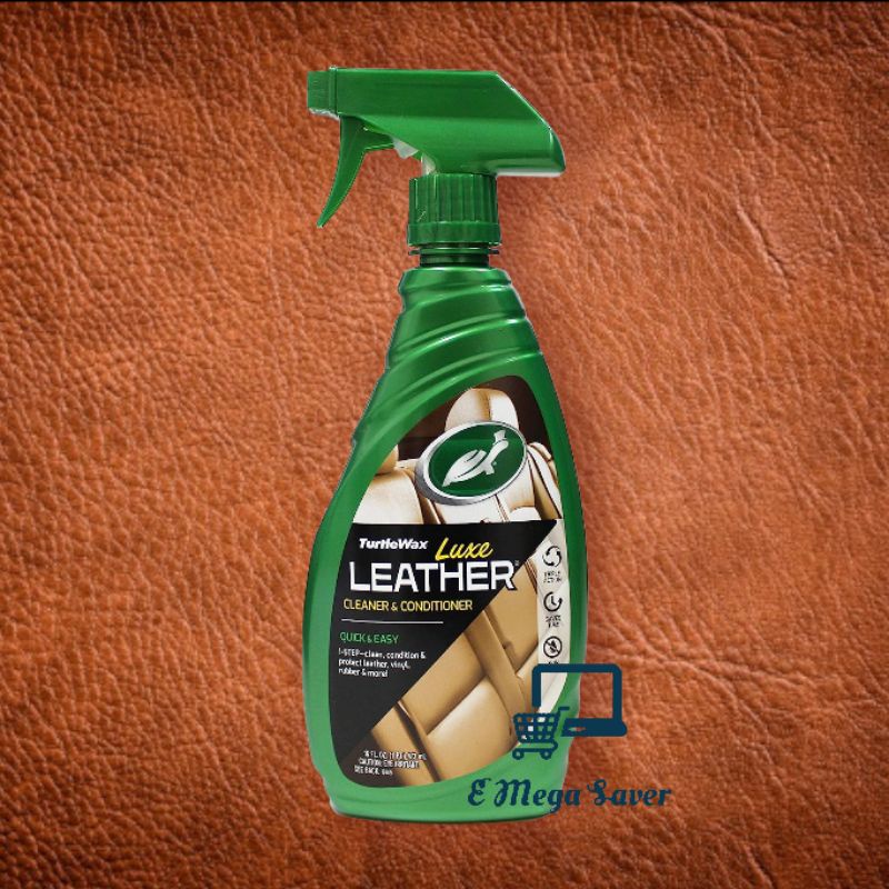 🇺🇲Turtle Wax Quick & Easy Luxe Leather Cleaner & Conditioner 473ml