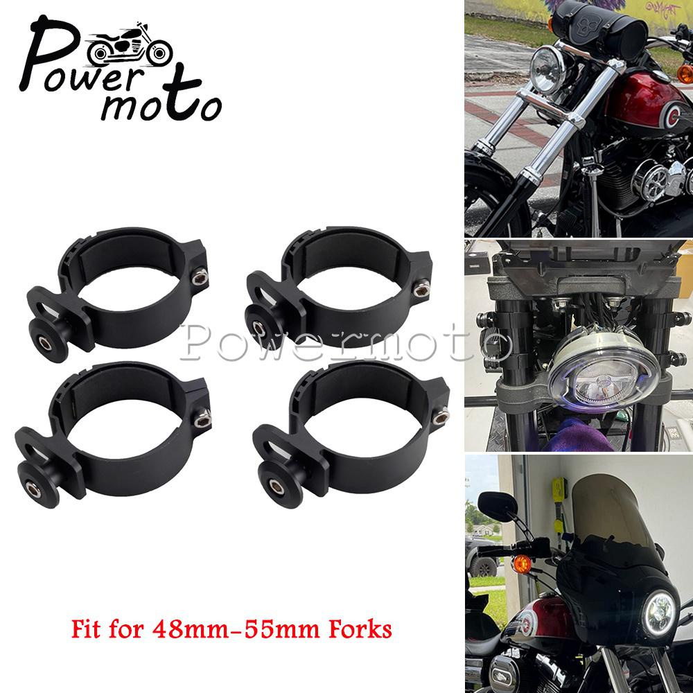 1 Set Motorcycle Fairing Mounts Aluminum Clip Windshield Hardware Kit