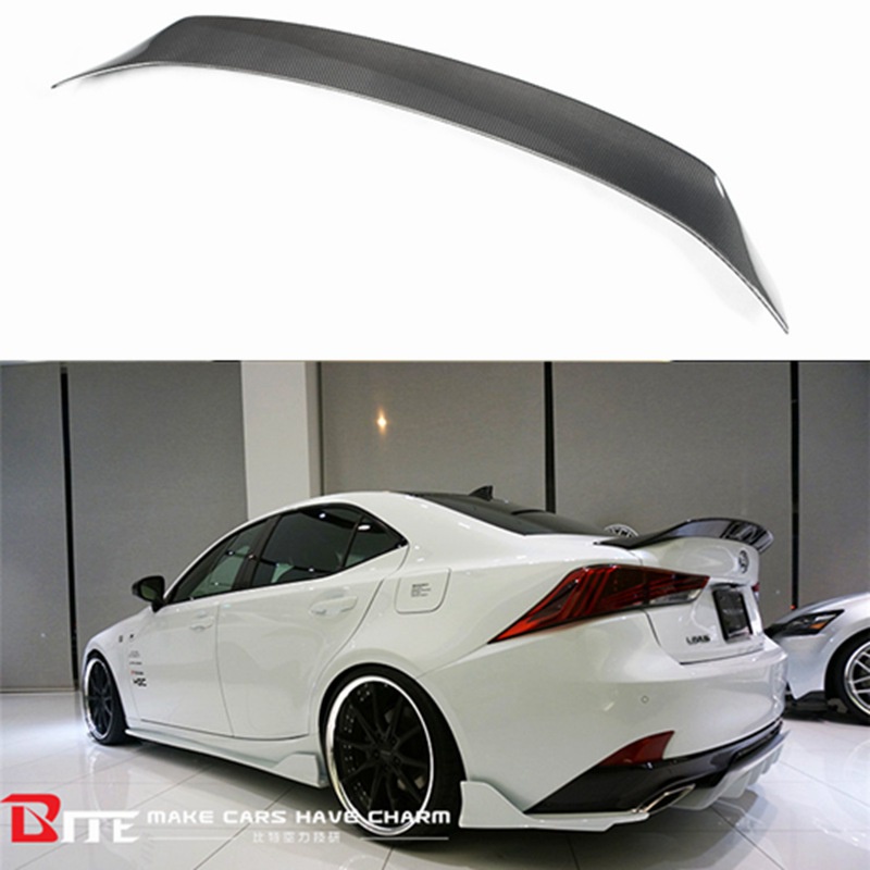 Real Carbon Fiber Trunk Roof Spoiler Wing For Lexus IS200 IS250 IS350 ...