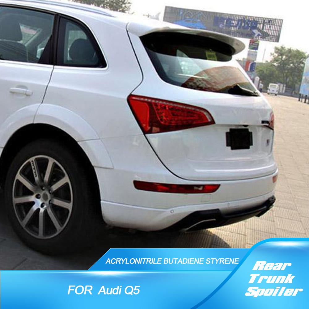 Car Tuning Parts PU Car Rear Roof Boot Lid Wing Spoiler for Audi Q5
