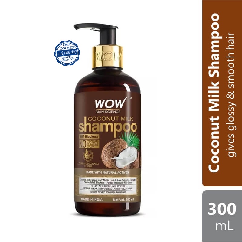 Wow Skin Science Coconut Milk Shampoo 300ml Shopee Malaysia