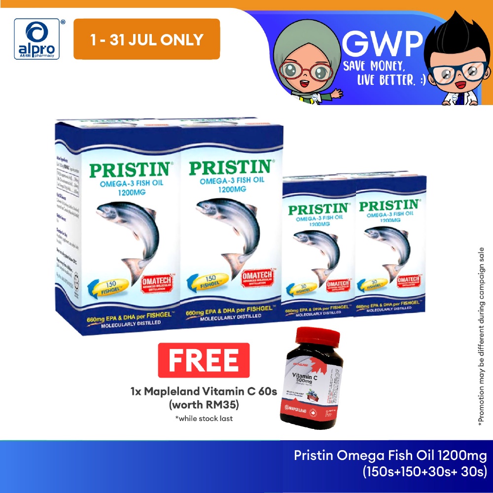 THC Pristin Fish Oil 150s x 2 + 30s Free 30s extra Shopee Malaysia