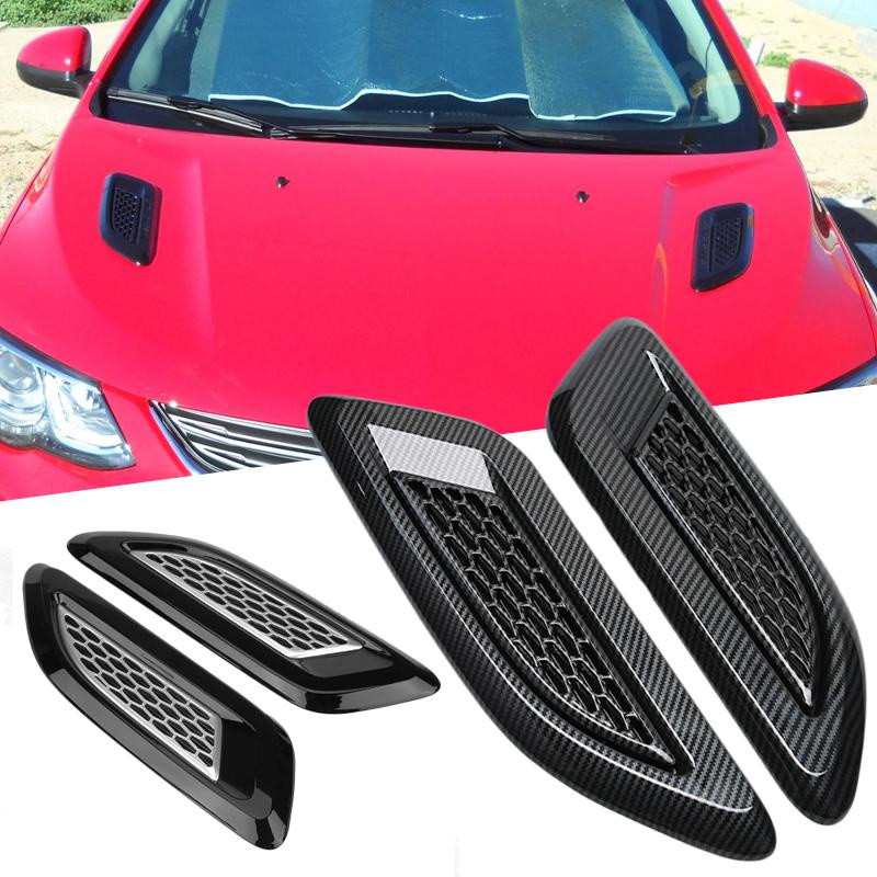Car Scoop Hood Vents For Golf 5 6 7 BMW E60 F10 F30 Peugeot 206 207 Fiat 500 Ford Focus