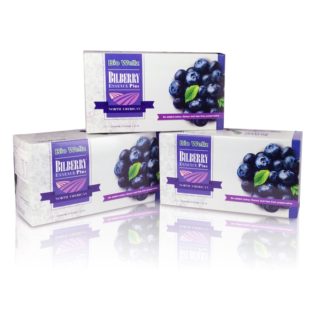 [36 x10ml] Bio Wellz Multi-Nutrient Bilberry Eye Care Vision Supplement ...