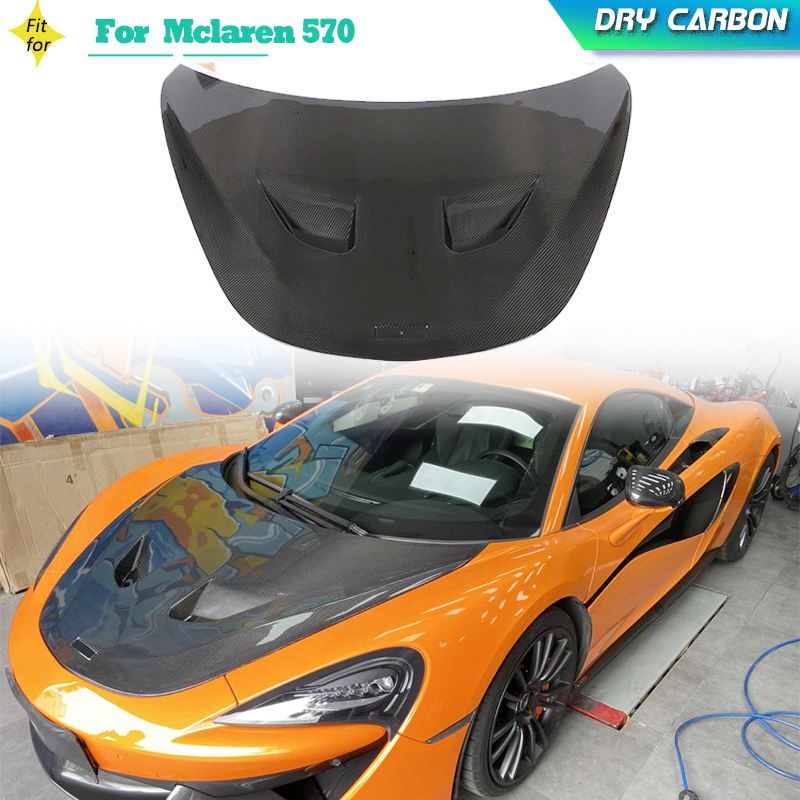 Car Engine Hood Cover Trim for Mclaren 570 2015 2019 Car Front Engine