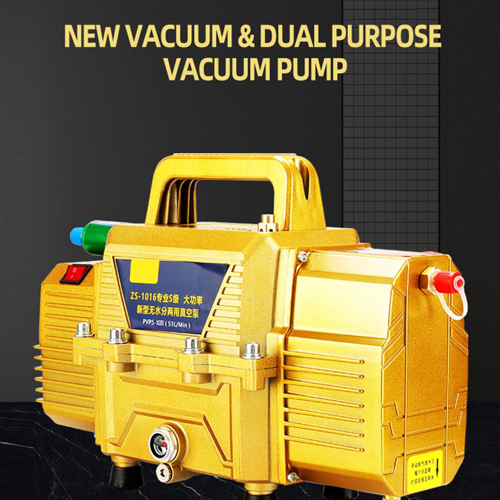 Dual Purpose Vacuum Pump For Automotive Air Conditioning, Refrigeration
