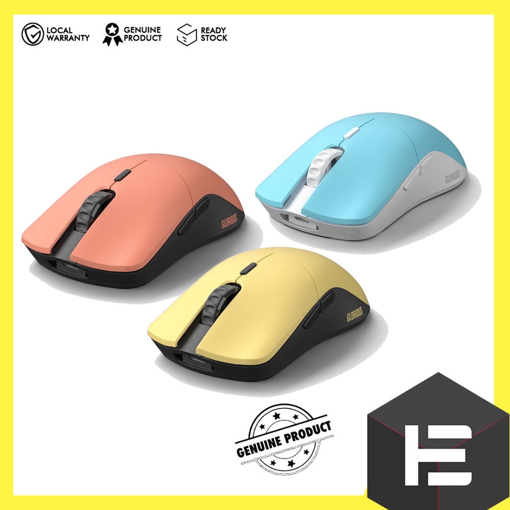 Glorious Model O Pro Wireless Gaming Maus - Red Fox - Forge