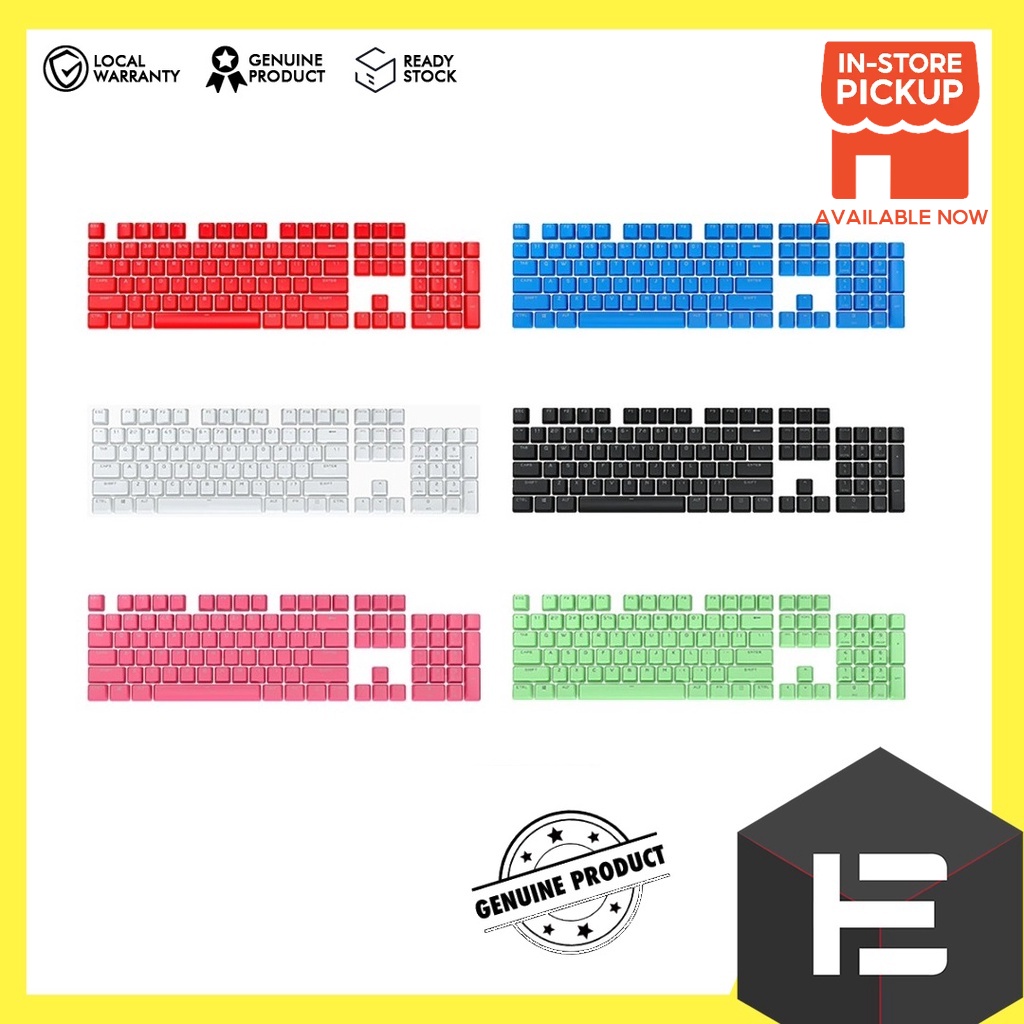 PBT DOUBLE-SHOT PRO Keycap Mod Kit — Arctic White (NA)