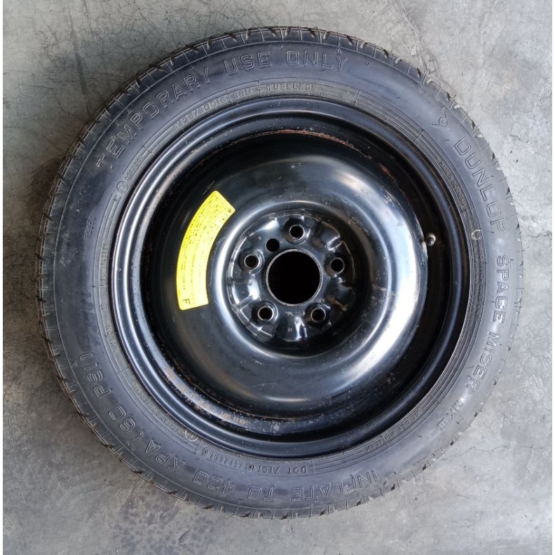 Spare Tyre 5Hole PCD114.3 15 inci 16 17 inch Tayar Ganti Toyota Nissan ...