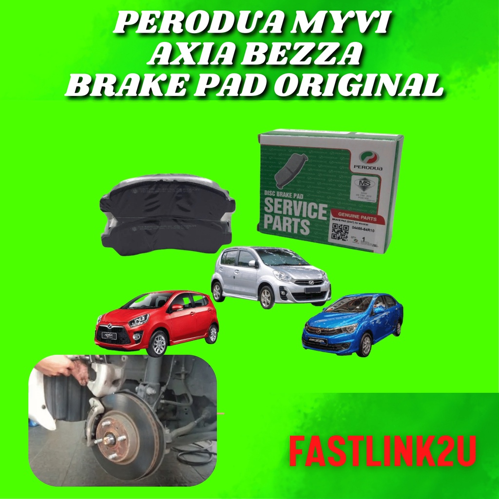 Perodua Myvi Lagi Best Axia Bezza Brake Pad 100 Original Shopee Malaysia