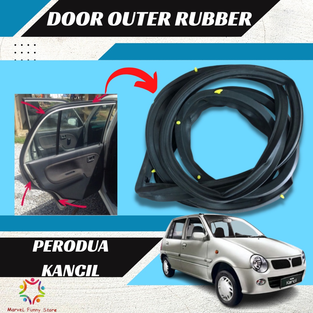 Perodua Kancil Petak Bulat Belalang Door Rubber Getah Pintu Shopee