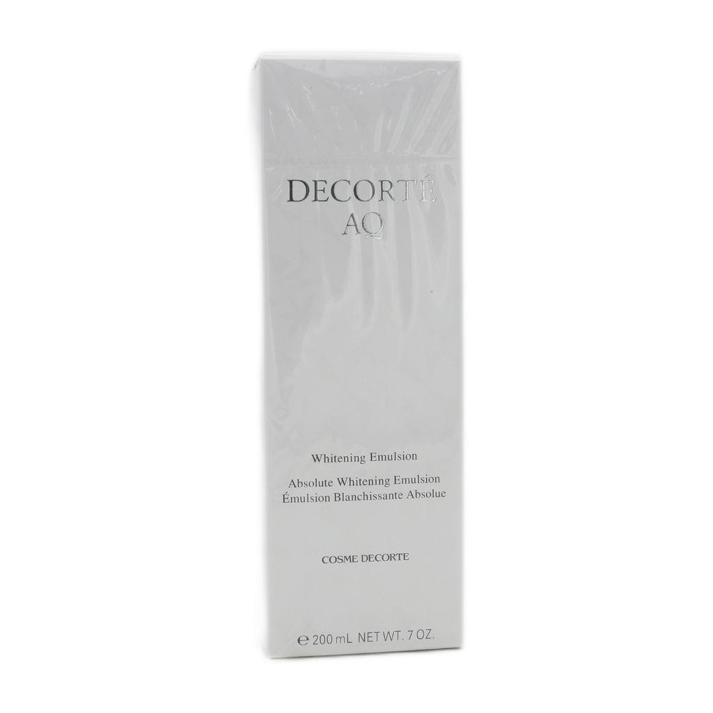 COSME DECORTE AQ Absolute Whitening Emulsion (200ml) Shopee Malaysia