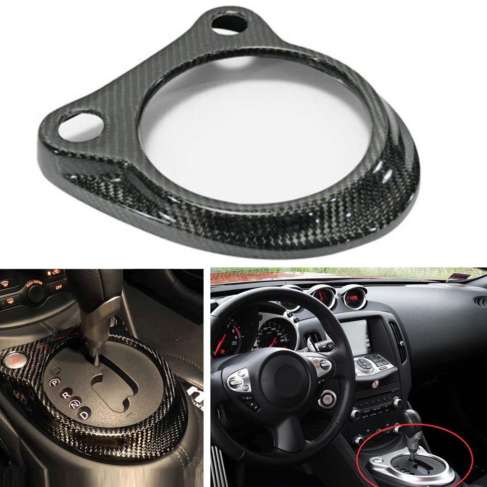 Carbon Fiber Car Center Console Gear Shift Box Shifter Panel Sticker ...