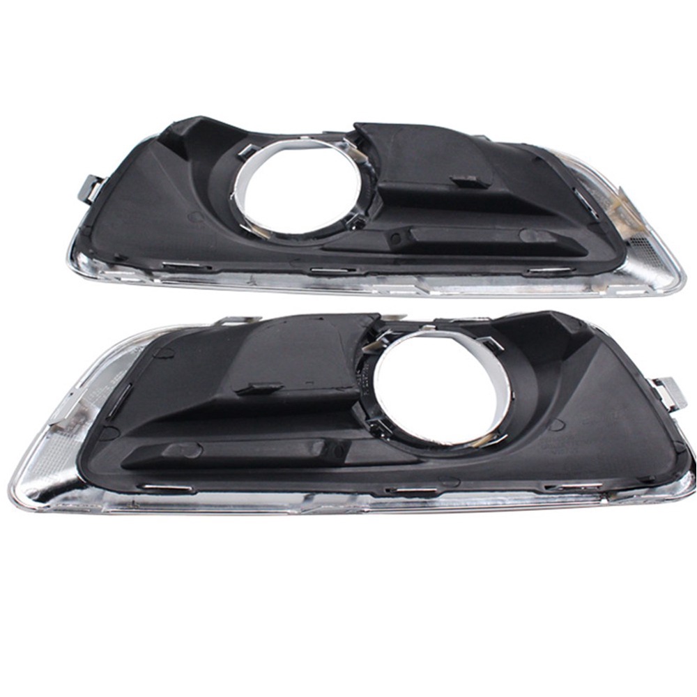Car Fog Light Cover Front Bumper Side Air Vent Lamp Intake Frame Bezel