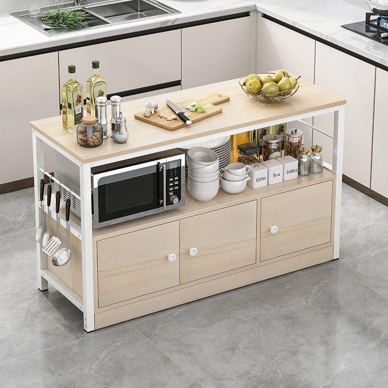 Kitchen storage rack cutting table cupboard storage