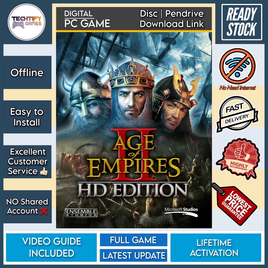 [PC Game] Age of Empires 2 HD Edition - Offline [Disc | Pendrive ...