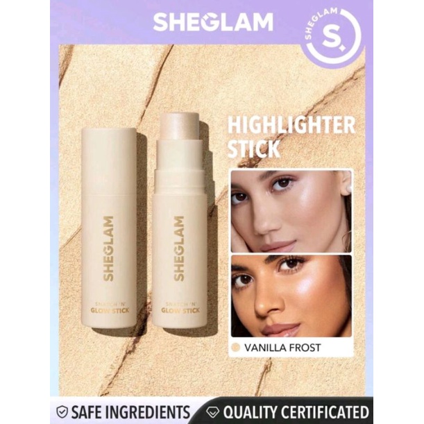 SHEGLAM Snatch 'n' Glow Stick Cream Highlighter Makeup Stick Long Wear