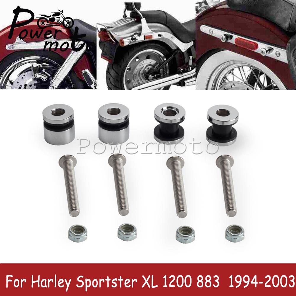 Harley Achskappen Set - 2 Stück Schwarze Abdeckungen Für Vorderachsmutter