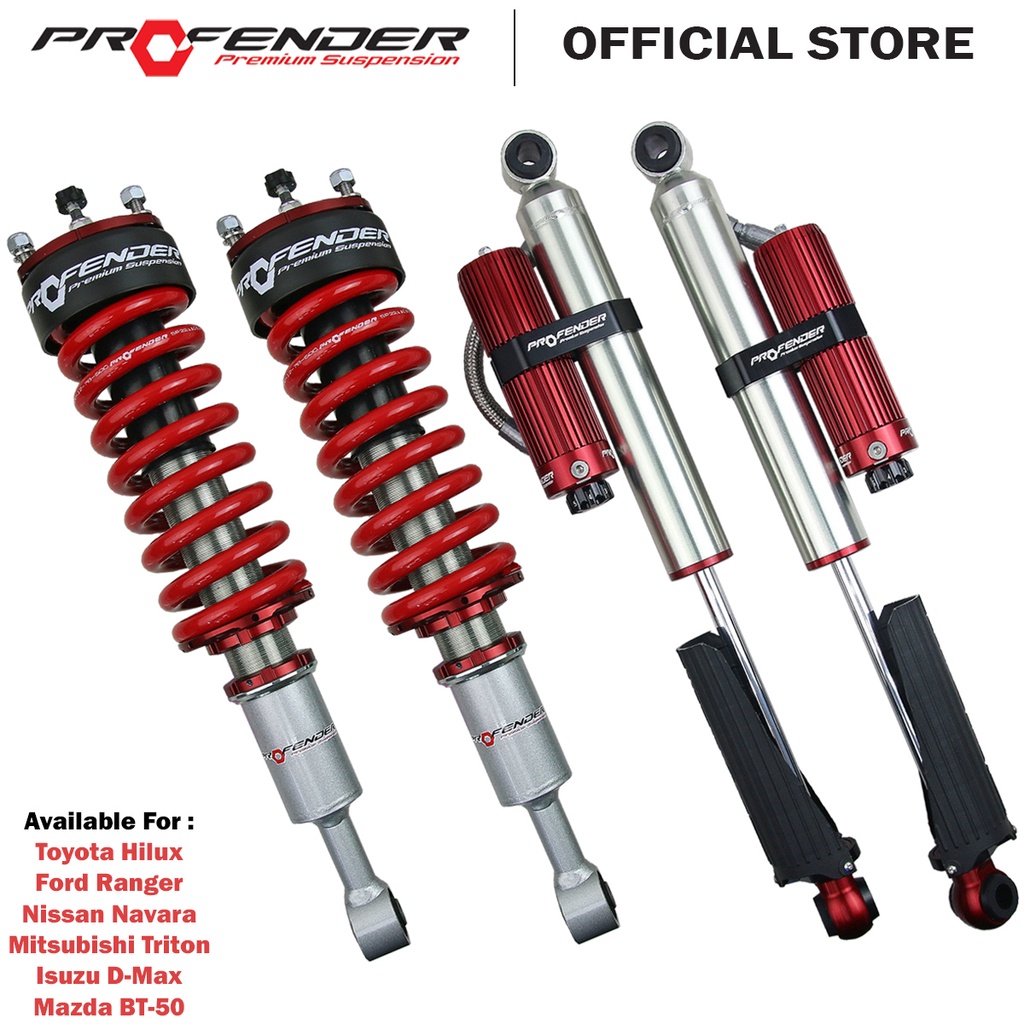 Profender Queen Series + Piggyback Shock Absorber Hilux VIGO REVO