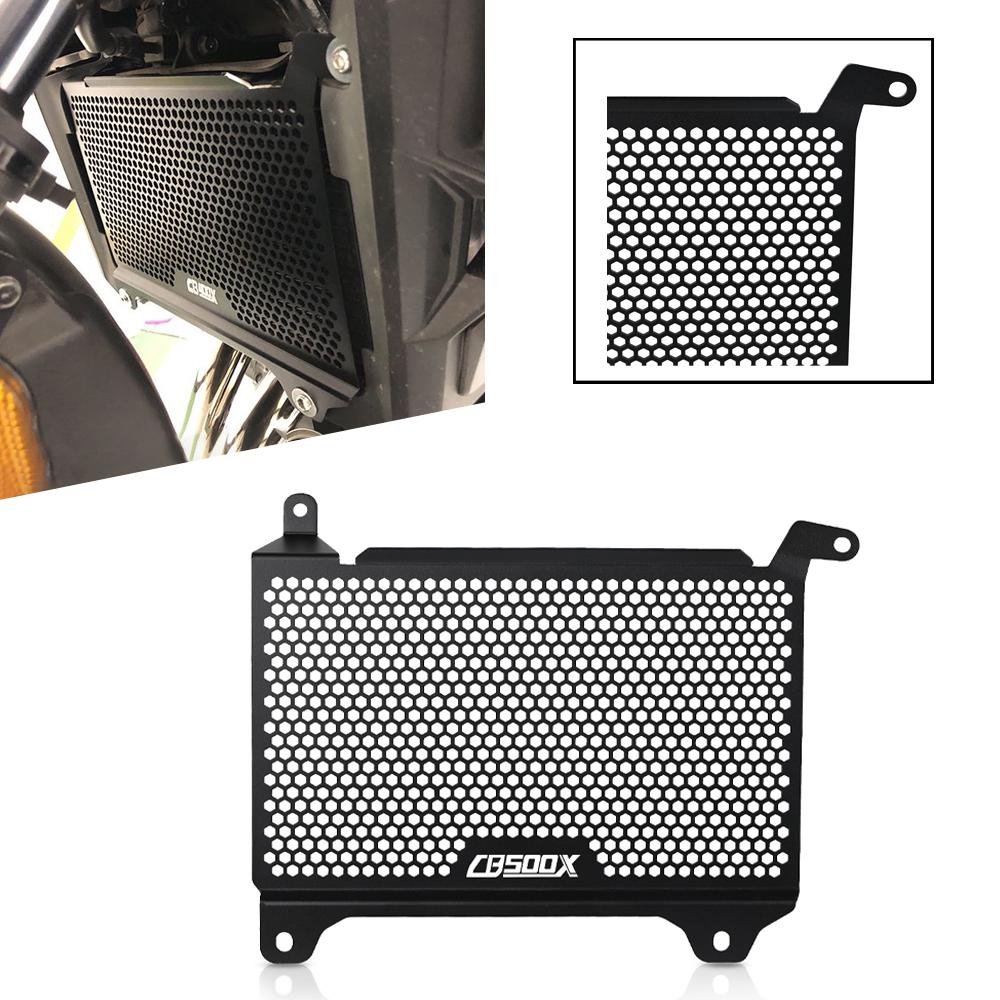 Grille De Radiateur En Aluminium Noir Pour Honda CB500F / CB500X - Custom Moto - Neuf Fabriqué France