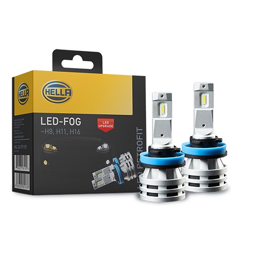 [Installation Provided] HELLA 12V & 24V Retrofit LED Headlight Bulb Set H1/H3/H4/H7/H8/H11/HB3