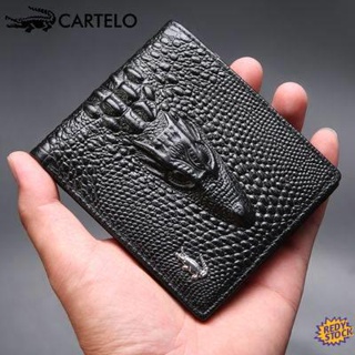 Fashionable And Elegant Crocodile-patterned Simple Short Wallet